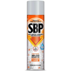 Inseticida Aerossol Ação Magnética à Base de Água SBP Frasco 360ml Spray