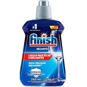 Secante Abrilhantador para Máquina de Lavar Louças Finish Frasco 250ml