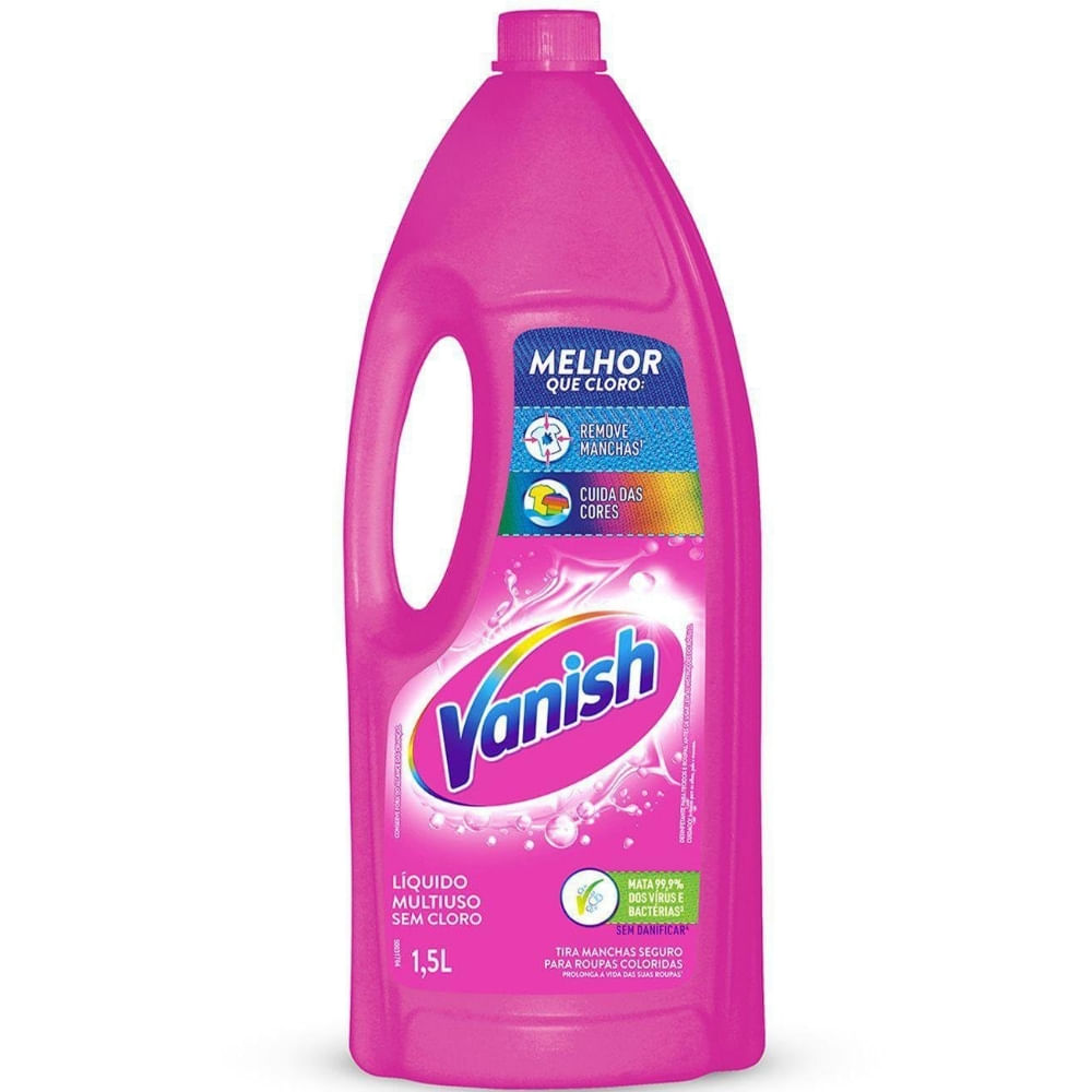 Tira-Manchas Líquido Multiuso Vanish Frasco 1,5l] - Bistek