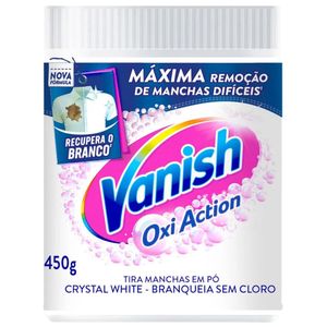 Tira-Manchas Pó Vanish Oxi Action Crystal White Pote 450g