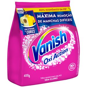 Tira-Manchas Pó Vanish Oxi Action Pacote 400g Refil Econômico