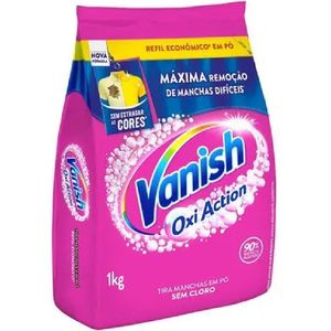 Tira-Manchas Pó Vanish Oxi Action Pacote 1kg Refil Econômico
