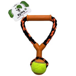 Mordedor Bola Com Corda Pet Ringo 25,5cm
