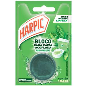 Detergente Sanitário Bloco para Caixa Acoplada Pinho Campestre Harpic