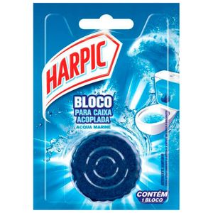 Detergente Sanitário Bloco para Caixa Acoplada Acqua Marine Harpic