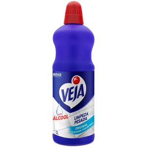 Limpador Limpeza Pesada com Álcool Original Veja Frasco 1l