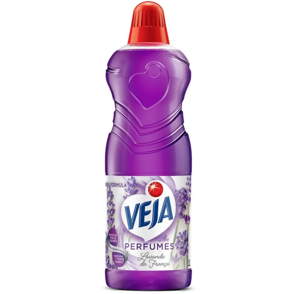 Limpador Perfumado Lavanda Da França Veja Perfumes Frasco 1l