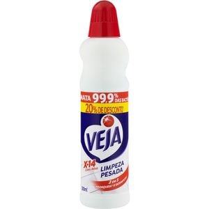 Limpador Limpeza Pesada Veja X-14 Frasco 500ml Grátis 20% de Desconto