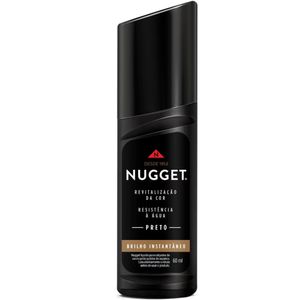 Polidor de Sapato Líquido Preto Nugget Frasco 60ml