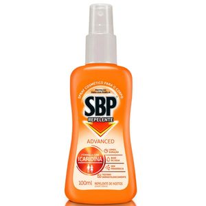 Repelente sem Fragrância SBP Advanced Frasco 100ml Spray