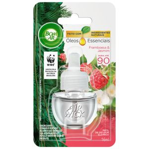 Odorizador de Ambiente Framboesa & Jasmim Bom Ar Air Wick Blister 16ml Refil