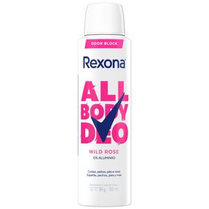 Desodorante Aerossol Rexona All Body Deo Wild Rose 150ml Spray