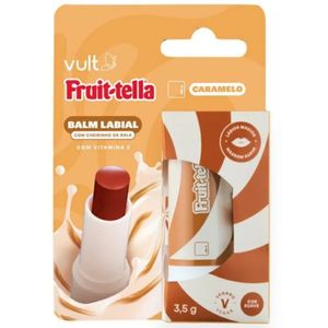 Balm Labial Caramelo Marrom Suave Vult Fruit-Tella Caixa 3,5g