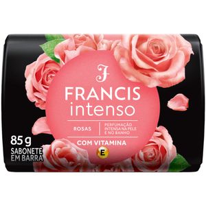 Sabonete Barra Rosas Francis Intenso Envoltório 85g