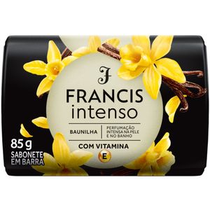 Sabonete Barra Baunilha Francis Intenso Envoltório 85g