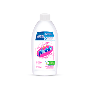 Tira-Manchas Líquido Multiuso Vanish Crystal White Frasco 500ml