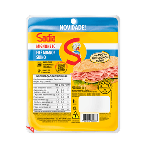 Mignoneto Sadia Filé Mignon Suino 180g