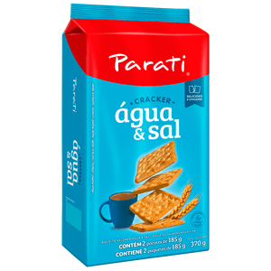 Biscoito Parati 370g Agua Sal