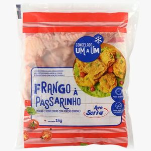 Frango À Passarinho Ave Serra 1kg Iqf