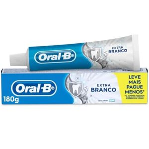 Creme Dental Oral-B Extra Branco Leve Mais Pague Menos 180g