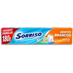 Creme Dental Sorriso Dentes Brancos 180g