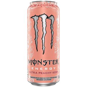 Energético Monster Ultra Peachy Keen Sem Açúcar 473ml