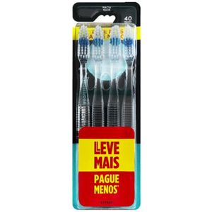Escova Dental Macia Johnson's Professional 40 Grande 4 Unidades