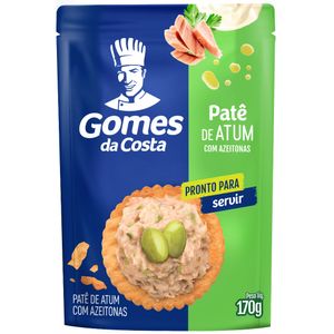 Patê De Atum Com Azeitonas Gomes Costa 170g Sachet