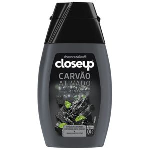 Gel Dental Carvão Ativado Menta Closeup Frasco 100g