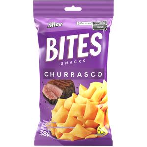 Salgadinho De Trigo Churrasco Slice Bites Pacote 38g