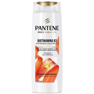 Shampoo Pantene Biotinamina B3 Antiqueda & Nutrição Frasco 300ml