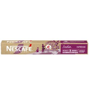 Café em Cápsula Torrado e Moído Espresso Índia Nescafé Farmers Origins Caixa 44g 10 Unidades