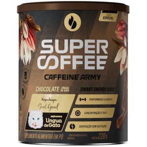 Suplemento SuperCoffee Chocolate Língua de Gato 220g