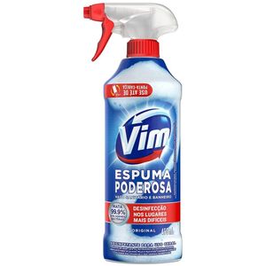 Desinfetante Uso Geral Original Vim Espuma Poderosa Frasco 450ml Borrifador