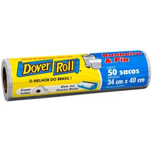 Saco Para Lixo Pia E Banheiro 10l Dover-Roll 50 Unidades