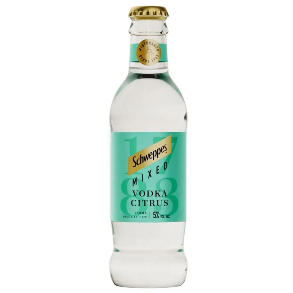 Bebida Schweppes Mixed Vodka Citrus 250ml] - Bistek Supermercados