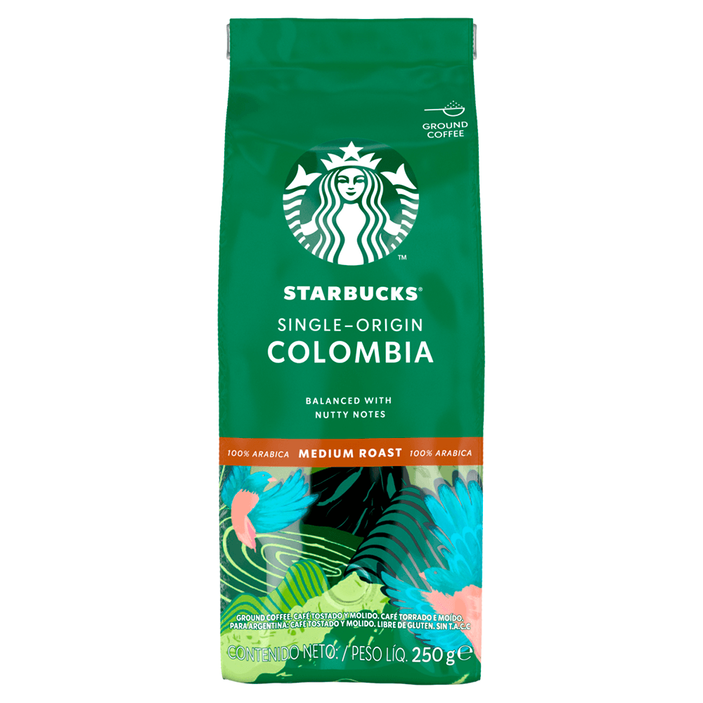 Café Em Pó Medium Colombia Starbucks 250g] - Bistek Supermercados