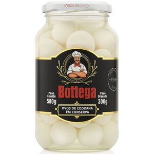 Ovos De Codorna Em Conserva Bottega 300g