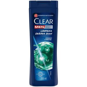 Shampoo Clear 200ml 2 X 1 Limpeza Diária