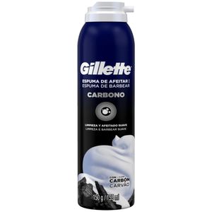 Espuma De Barbear Gillette Carbono Carvão 150g