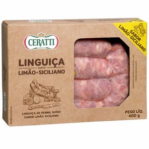 Linguiça De Pernil Sabor Limão Siciliano Ceratti 400g