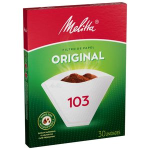 Filtro De Papel Original Melitta 103 Caixa 30 Unidades
