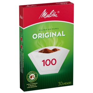 Filtro De Papel Original Melitta 100 Caixa 30 Unidades