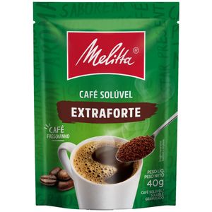 Café Solúvel Granulado Extraforte Melitta Sachê 40g