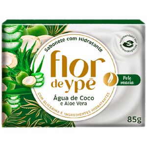 Sabonete Com Hidratante Flor De Ypê Água De Coco E Aloe Vera 85g