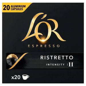 Café em Cápsula Ristretto Espresso L'or Caixa 104g 20 Unidades