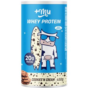 Whey Protein Mais Mu Cookies Cream 20g Proteína 450g