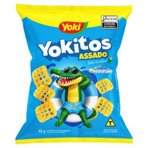 Salgadinho De Milho Redinha Requeijão Yoki Yokitos Pacote 45g