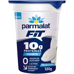 Iogurte Semidesnatado Tradicional Zero Lactose Parmalat Fit Copo 120g