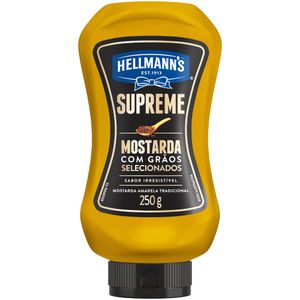 Mostarda Amarela Tradicional Hellmann's Supreme Squeeze 250g